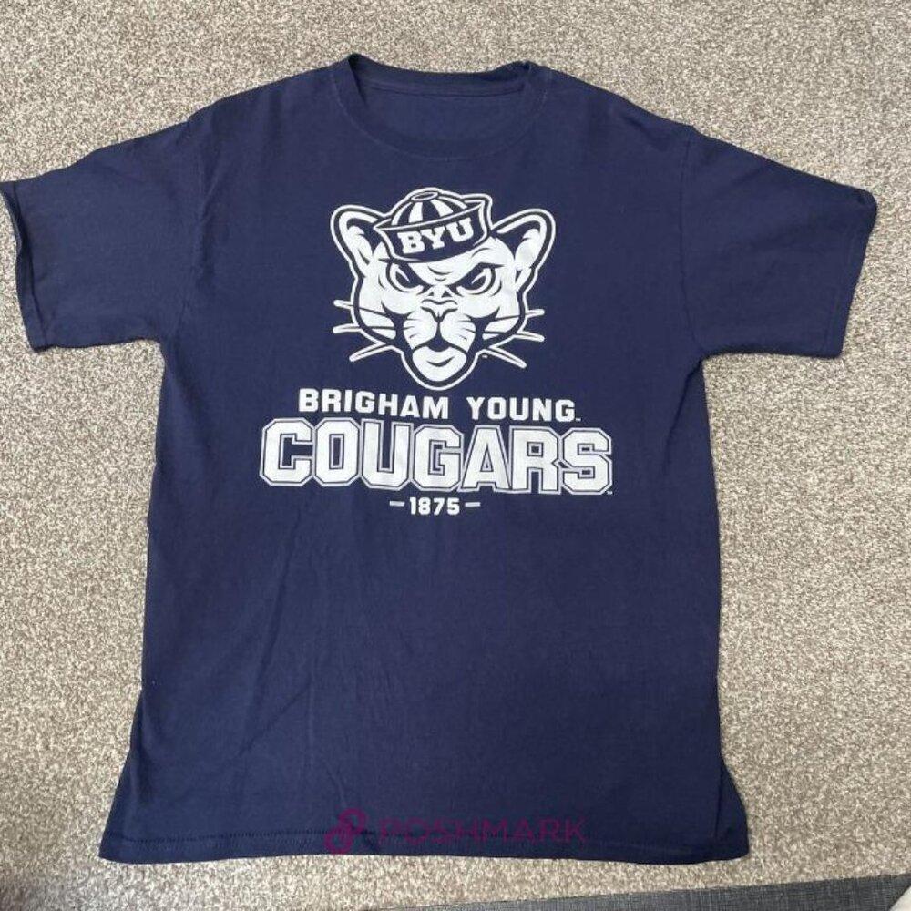 BYU Brigham Young Cougars Retro University College Fan T-Shirt